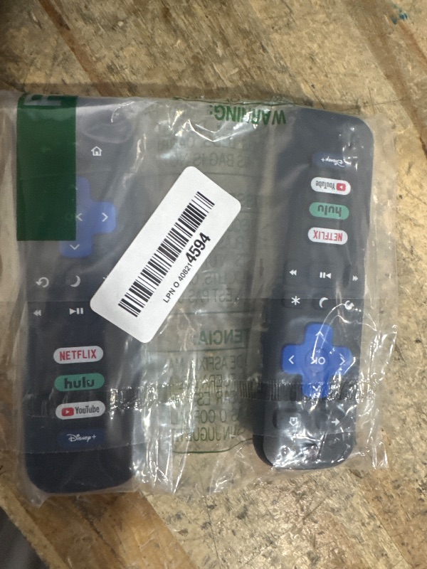 Photo 1 of (Pack of 2) Replacement Remote Control Only for Roku TV, Compatible for TCL Roku/Hisense Roku/Onn Roku/Sharp Roku/Element Roku/Westinghouse Roku/Philips Roku Smart TVs (Not for Roku Stick and Box)