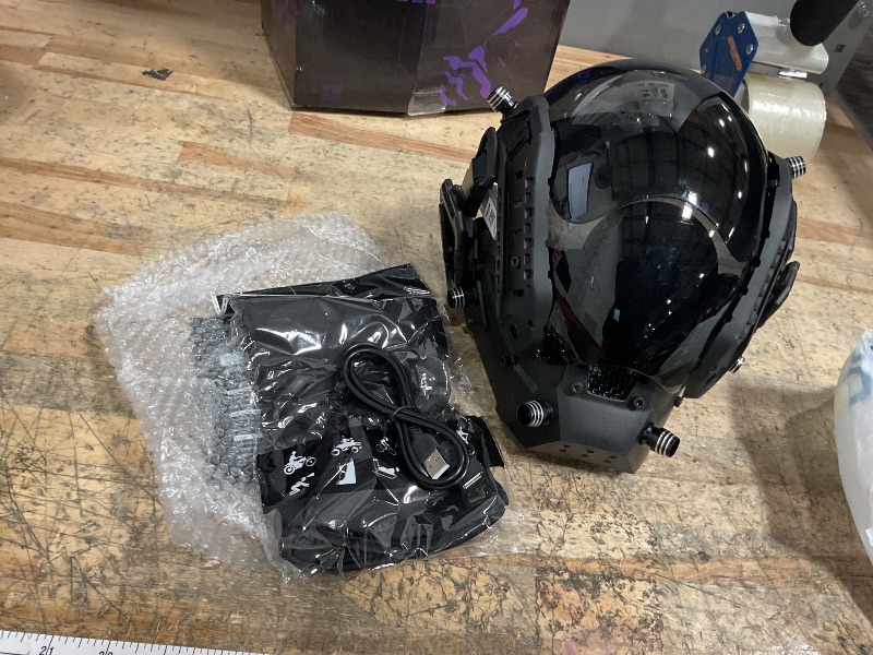 Photo 1 of *PHOTO FOR REFERENCE** CosTribe Punk Gothic Helmet Mask