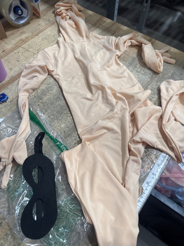 Photo 1 of *Unknown size//STOCK PHOTO FOR REFERENCE* *Full Bodysuit Include Felt Eye Mask Kids Dancewear Solid Color Spandex Zentai