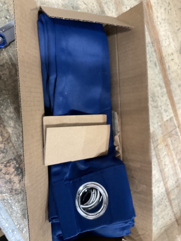 Photo 1 of *UNKNOWN SIZE* BLUE SHOWER CURTAIN