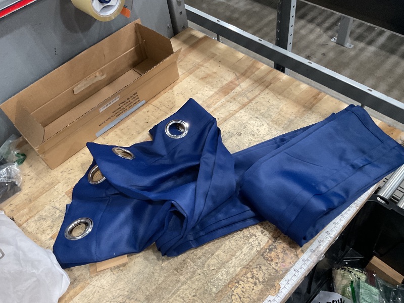 Photo 1 of *UNKNOWN SIZE* BLUE SHOWER CURTAIN