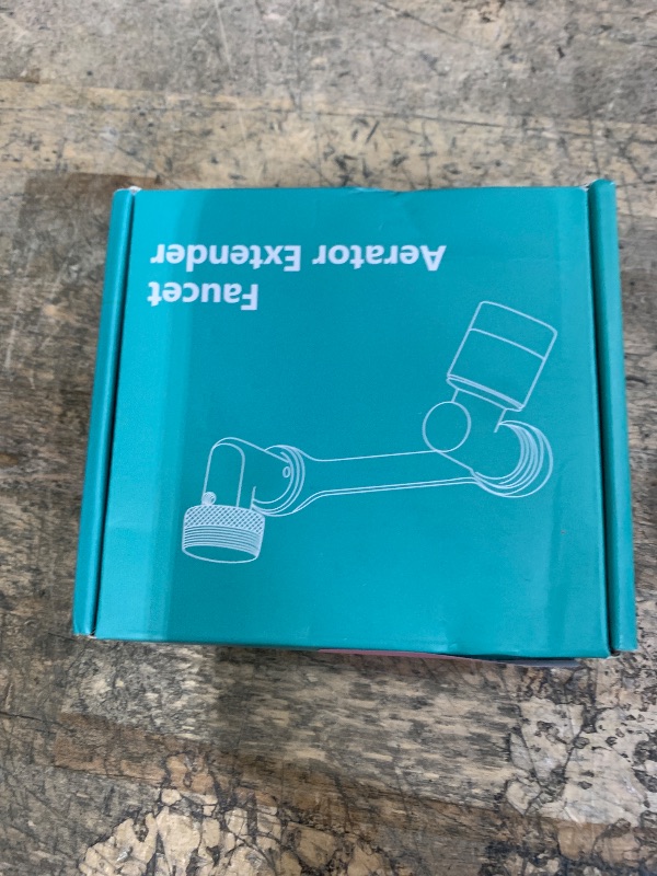 Photo 1 of 1080°Swivel Faucet Extender, Sink Water Faucet Aerator Extension in Brass, Swivel Robotic Arm Bathroom Faucet Extender, Kitchen Rotating Extension Filter with 2 Mode Splash