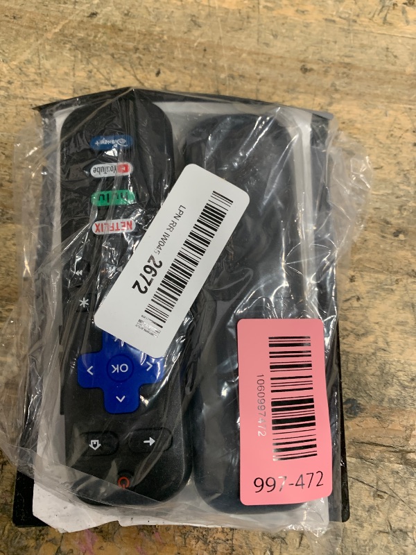Photo 1 of (Pack of 2) Replacement Remote Control Only for Roku TV, Compatible for TCL Roku/Hisense Roku/Onn Roku/Sharp Roku/Element Roku/Westinghouse Roku/Philips Roku Smart TVs (Not for Roku Stick and Box)