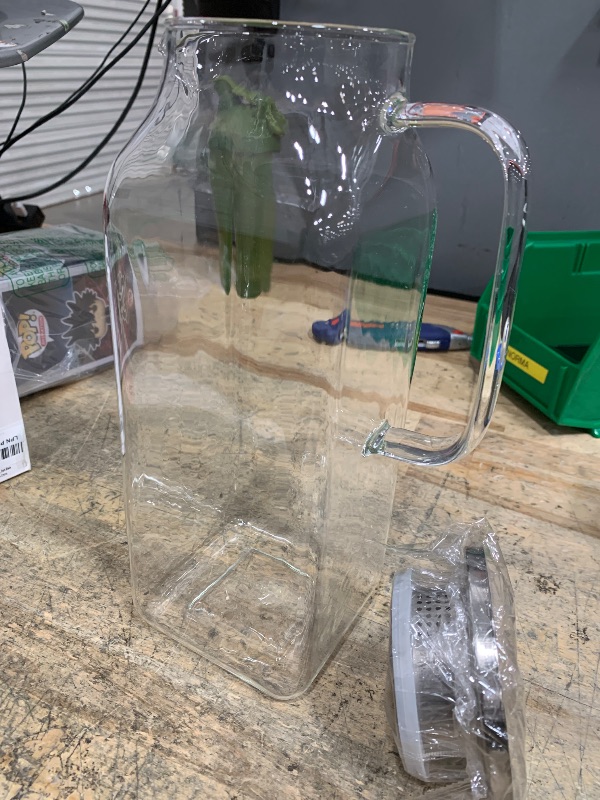 Photo 1 of
68 oz Borosilicate Square Glass Pitcher with Lid and Spout, Heat Resistant -4°F to 302°F, Lightweight Water Pitchers, Wate...
68 oz Borosilicate Square Glass Pitcher with Lid and Spout, Heat Resistant -4°F to 302°F,