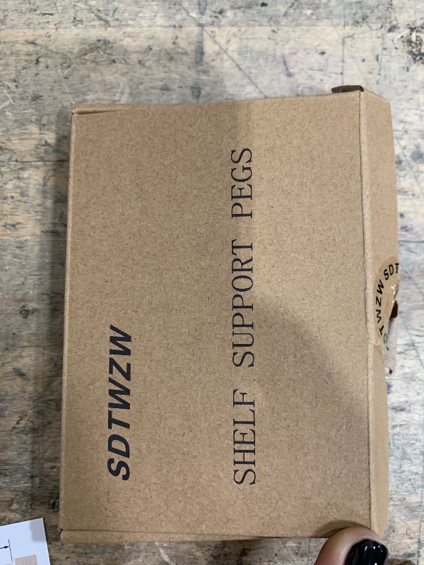 Photo 1 of 0.24"x0.39"(DXL) L-Shelf Support Peg - 50Pack - Good for Furniture Shelf - Durable Iron Shelf Bracket