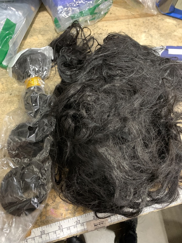 Photo 1 of 
Human Hair Bundles Color 1B Water Wave Bundles 28 Inch