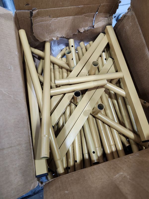 Photo 1 of *************FOR PARTS ONLY-MISSING PARTS****************
Pureegg Gold Metal Arch Backdrop Stand Set of 3 (7.2ft & 6.0ft & 6.0ft), Wedding Balloon Arch Stand with Stable Base, Backdrop Frame & Cover for Party, Birthday, Graduation, Photo Booth, Easy Assem