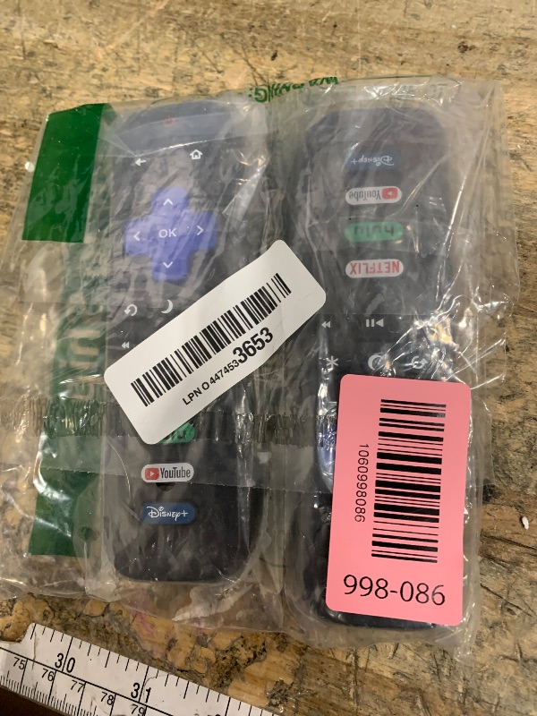 Photo 1 of (Pack of 2) Replacement Remote Control Only for Roku TV, Compatible for TCL Roku/Hisense Roku/Onn Roku/Sharp Roku/Element Roku/Westinghouse Roku/Philips Roku Smart TVs (Not for Roku Stick and Box)