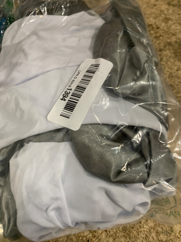 Photo 1 of 2 Pcs Satin Cervical Pillow Case,Pillowcase for Cervical Pillow,Ergonomic Pillow Case,Cover ONLY (White/Dark Gray)