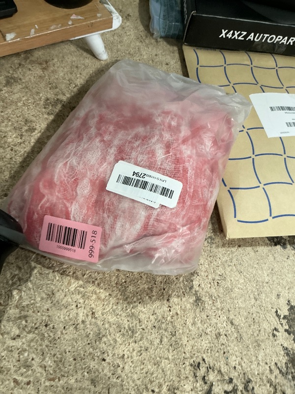 Photo 1 of (48 x 240 in.) Halloween Creepy Cloth, DealKits Spooky Giant Cheese Cloth Tapestry for Halloween Party Supplies Decorations Outdoor Yard Home Wall Decor, Black