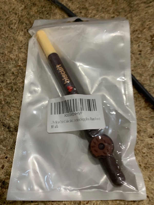 Photo 1 of 1 Pc Blue Ink Color Stationery Cute Biscuit Gel Pen School Office Kawaii Supply Novelty Creative Choclate Sweet cake lovely funny Donuts fruit,Office Products Writing and Correction Supplies(Random)