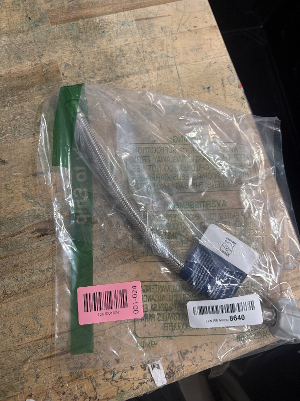 Photo 1 of (2pcs 12 inch) PLUMBINGMASTER Toilet Water Supply Line,3/8" Comp x 7/8" BC Braided Stainless Steel Toilet Supply Line,Toilet Connector Hose with Anti-Leaking Brass Nut