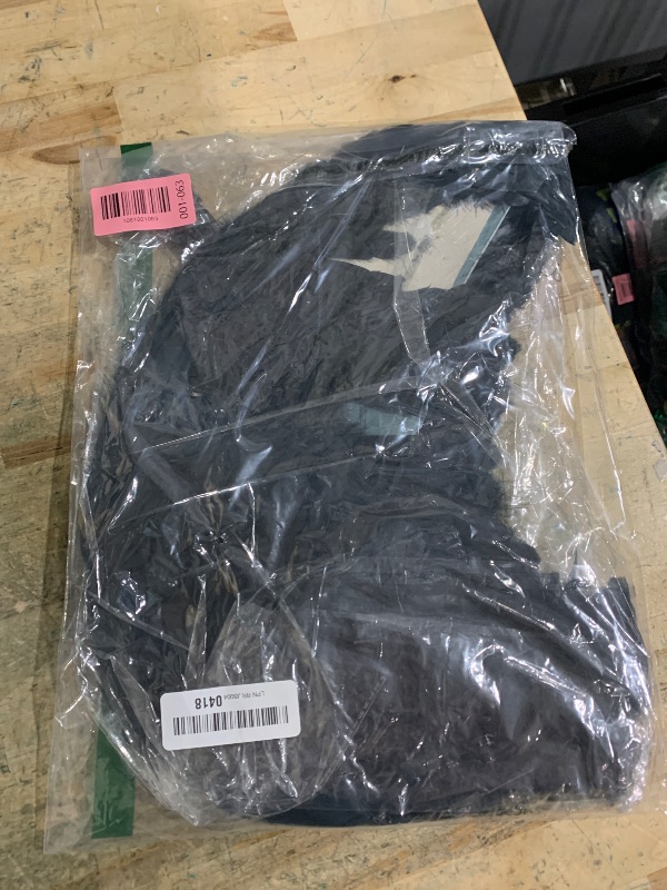 Photo 1 of ***1 WING IS MISSI G FEATHERS TOWARD THE BOTTOM/SMALLER IN PERSON*** AOOTOOSPORT Black Angel Wings and Halo Headband Set, Devil Feather Wings Adult Women Angel Wings Feather Dress up