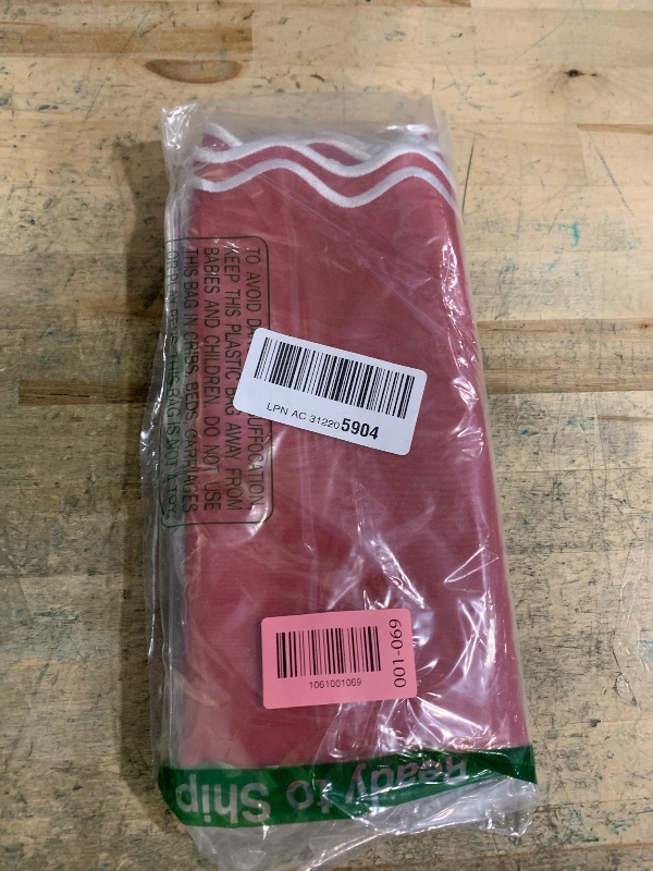 Photo 1 of 18x18 Red Scalloped Outdoor Throw Pillow Covers Waterproof & Sunproof Set of 2, Embroidered Red Boho Christmas Unique Outdoor Decorative Throw Pillows, Front Porch & Patio Furniture Decor Pillows