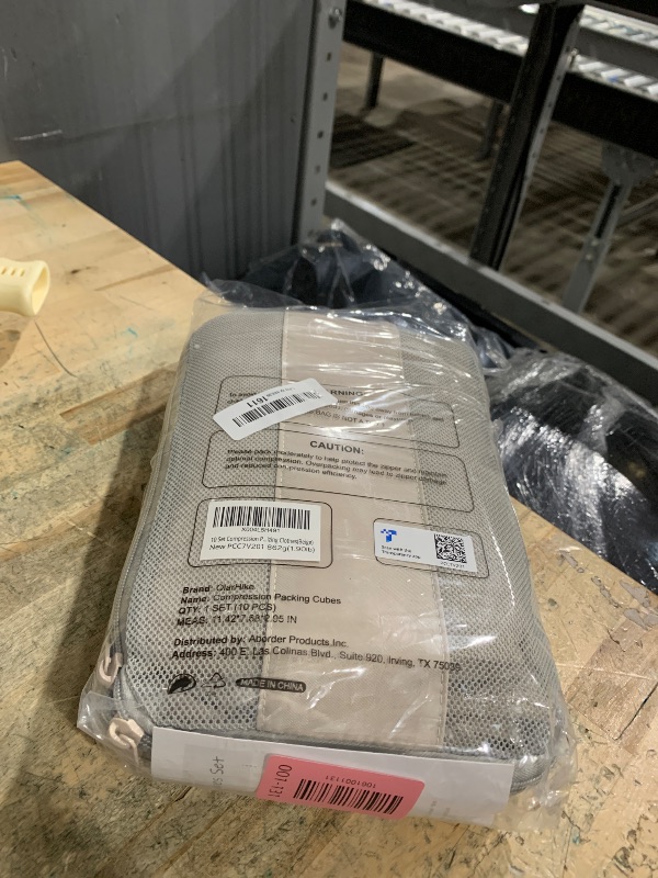 Photo 1 of 10 Set Compression Packing Cubes for Travel Gifts Women Mom,OlarHike Luggage Clothes Organizer for Travelers,Airplane/Cruise/Car/Train Travel Essentials,Compressible Expandable Saver Space Bags(Beige)