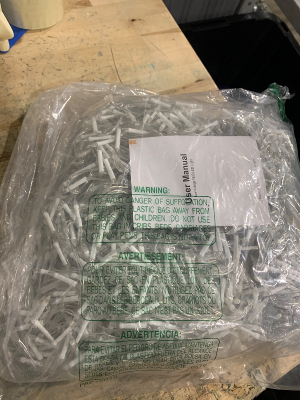 Photo 1 of 1620 LED 164ft Christmas Icicle Lights Outdoor,8 Modes Fairy Curtain Icicle String Lights with 360 Drops, Twinkly Lights Plug in Timerr Memory for Outdoor Holiday Wedding Party (Warm White)