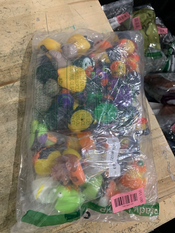 Photo 1 of **MISSING PIECES*** 48 PCS Halloween Rubber Ducks with Bag, Bulk Halloween Ducks Toys for Jeeps Ducking Party Favors Goodie Bag Stuffers, Horror Ducks for Halloween Treats Non Candy Prizes Bath Toys Gifts for Kids