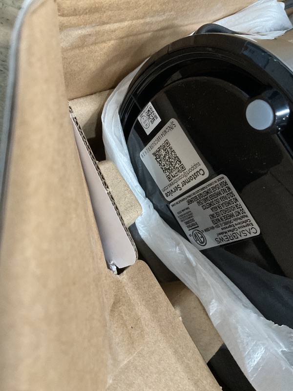 Photo 1 of ***(PARTS ONLY/ MAJOR DAMAGE/ NON FUNCTIONAL)***CASABREWS CM5418 Espresso Machine 20 Bar, Compact Espresso Maker with Steam Milk Frother, Stainless Steel Coffee Machine with 34oz Removable Water Tank for Cappuccino, Latte, Silver