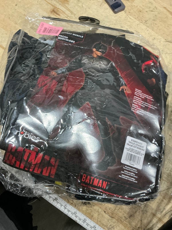 Photo 1 of ***ARM & LEG BANDS ONLY MISSING THE REST *** Rubies The Batman: Batman Costume for Adults, Men's Standard