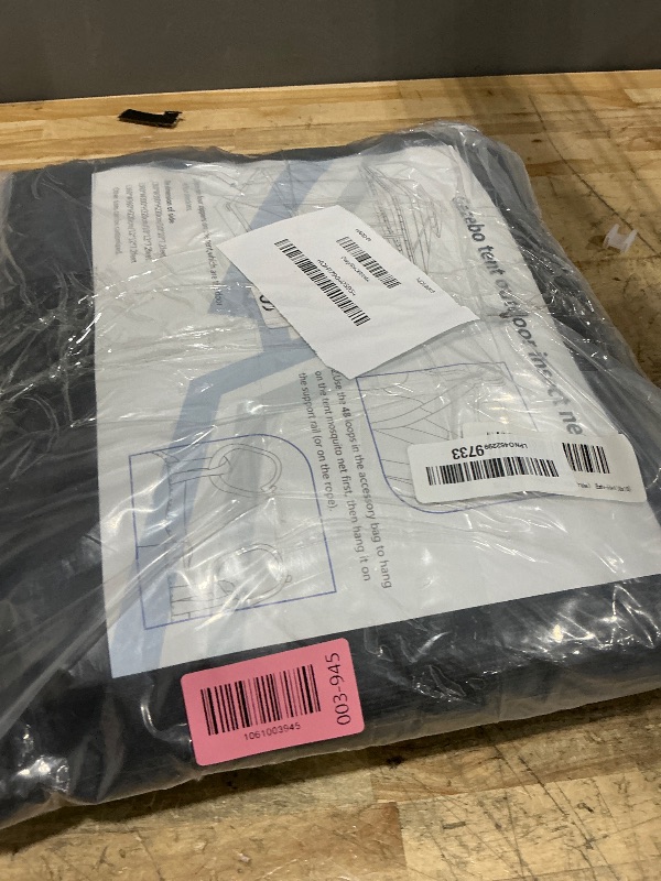 Photo 1 of 10x10 Mosquito Netting for Patio Camping Gazebo/Pop Up Canopy Tent,Double Door Side Screen Easy Installation Black?Only Mosquito Net No Frame? (Embedded 10x10)