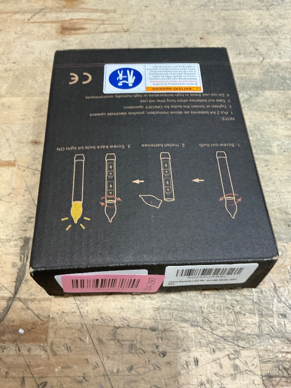 Photo 1 of ****MISSING AN ASSEMBLY PIECE**** Amagic 12pcs Batteries Operated Taper Candles with Remote, Warm White Flickering Light, Flameless Handheld Candles Floating, Led Hanging Candlesticks for Party Halloween Christmas Church Home