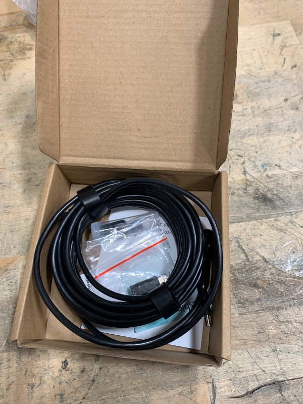 Photo 1 of [Dual-Lens] Endoscope Camera with Light, 1920P HD Borescope with 8+1 Adjustable LED Lights, IP67 Waterproof 16.5FT Semi-Rigid Snake Cord Inspection Camera for iPhone, iPad and Android Phone (Type C)