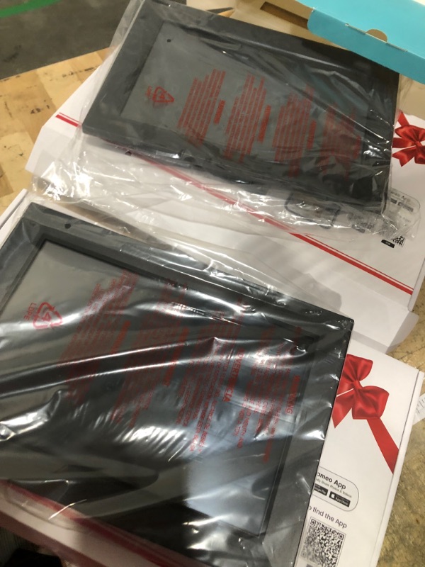 Photo 1 of **FACTORY SEALED** BIGASUO Digital Picture Frame, 10.1" Frameo Digital Frame WiFi with 32GB Memory, 1280x800 IPS Touch Screen, Send Photos/Videos from Your Phone Anywhere, Photo Gifts for Parents and Grandparents 2 Pack