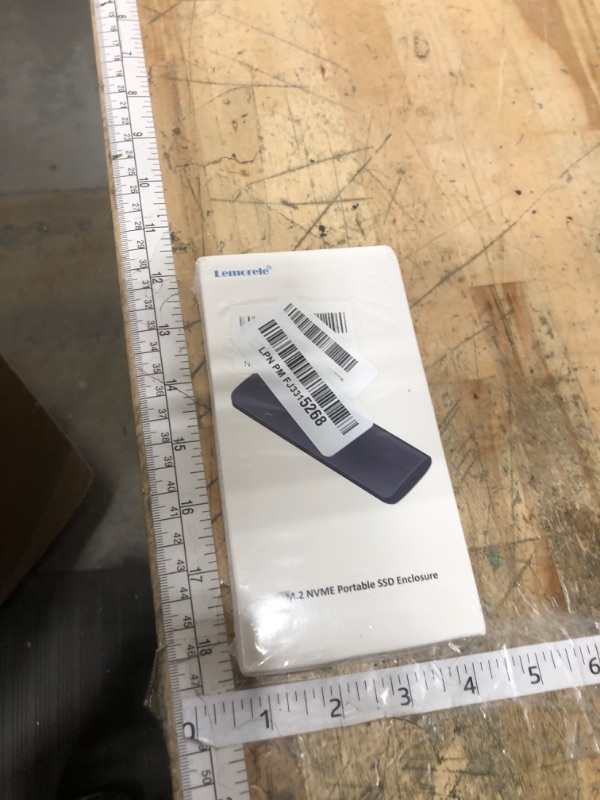 Photo 1 of **FACTORY SEALED** Aluminum M.2 NVMe Enclosure,USB 3.2 Gen2 10Gbps Tool-Free ,SSD Enclosure for NVMe PCIe M-Key,Nvme USB Adapter Support UASP Trim for 2280 2260 2242 2230(Sata NOT Supported)