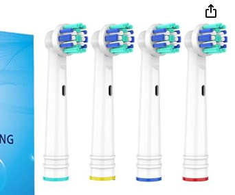 Photo 1 of ***ORAL B IO BOX/ REPLACEMENT HEADS MAY NOT BE EXACT*** Replacement Toothbrush Heads for Oral B Braun(Individually Packaged),8 Pack Professional Electric Toothbrush Heads Compatible with Oral B
