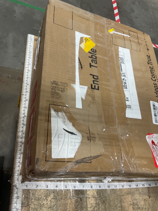 Photo 1 of LOAKEKEL Night Stand Set 2, Nightstand with Charging Station, End Tables with Storage Shelf for Small Spaces, Bedside Table Side Tables with 2 Fabric Drawers for Bedroom, Rustic Brown, HETS020PBR