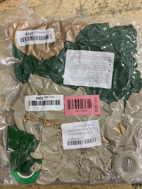 Photo 1 of 130Pcs Sage Green Balloon Garland Arch Kit with Sage Green Sand White Gold Balloons for Baby Shower Bridal Shower Birthday Engagement Birthday Party Decorations