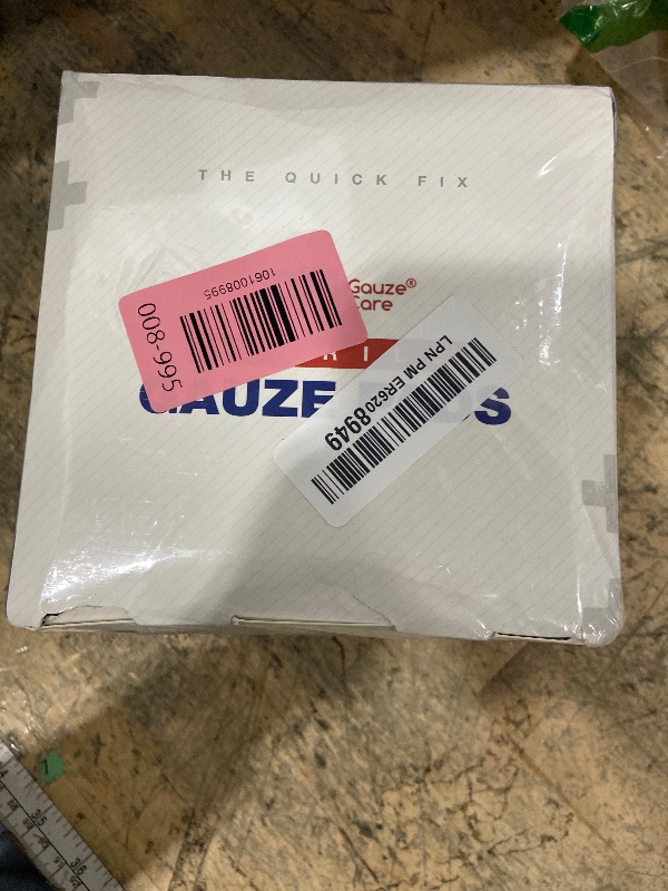 Photo 1 of 100pc Large Sterile Gauze Pads 4x4 Sterile for Wounds Bulk - 12ply Woven Gauze Sponges 4x4 Sterile - USP IV Breathable Mesh 4x4 Gauze Pads Sterile for Enhanced Absorption - First Aid Medical