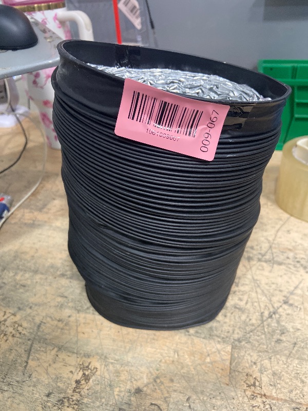 Photo 1 of  1pc Pvc Aluminum Foil Air Duct Hose Flexible Ventilation for Home to Install for Exhaust Systems and Applications