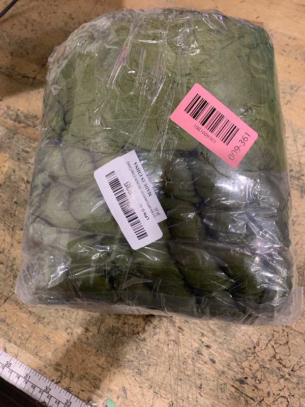 Photo 1 of 12 Pack 10Ft Cheesecloth Table Runner 35x120 Inch Boho Gauze Table Runner Rustic Cheese Cloth Long Romantic Table Runners for Wedding Bridal Shower Birthday Party Table Decor (Grass Green)