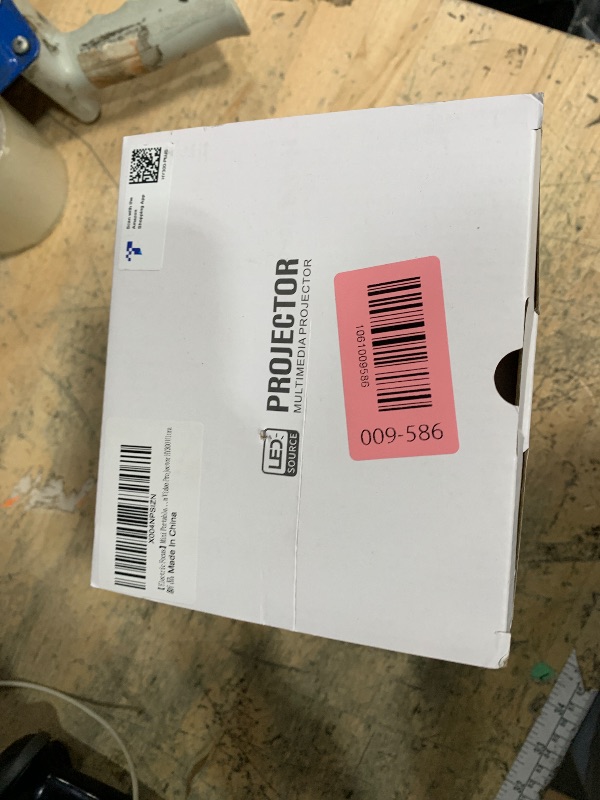 Photo 1 of [Electric Focus]Mini Portable Projector with 4K Support, Bluetooth 5.4 WIFI6, 5watt Sound Base Speaker, 260 ANSI, Android 11, 210° Rotation , Auto Keystone Correction Video Projector HY300 PLUS