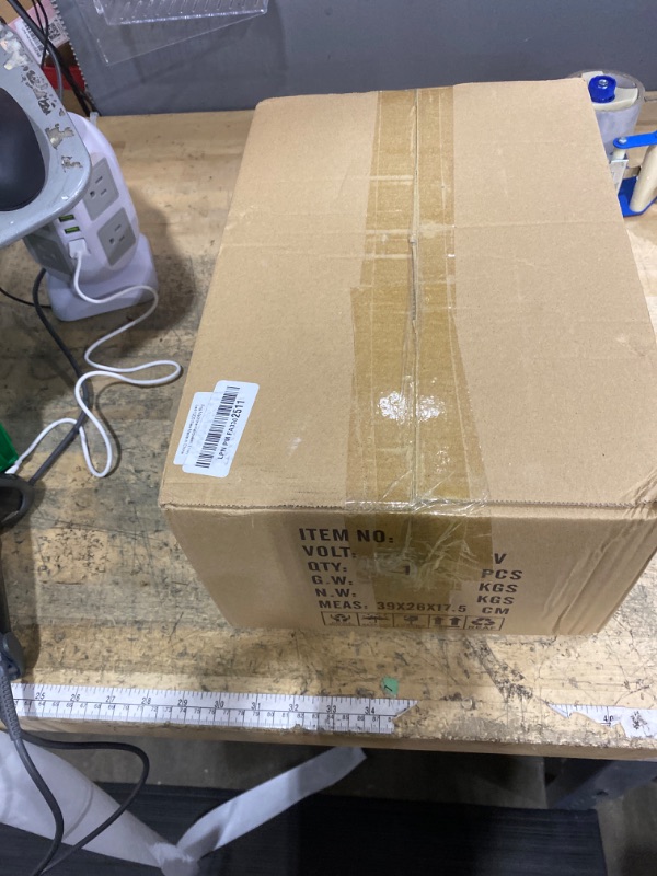 Photo 1 of 1200W Fog Machine Halloween Outdoor with 18 LED Lights 6000CFM Smoke Machine Fog Indoor with Remote for Wedding Party DJ Disco Stage nellis tested