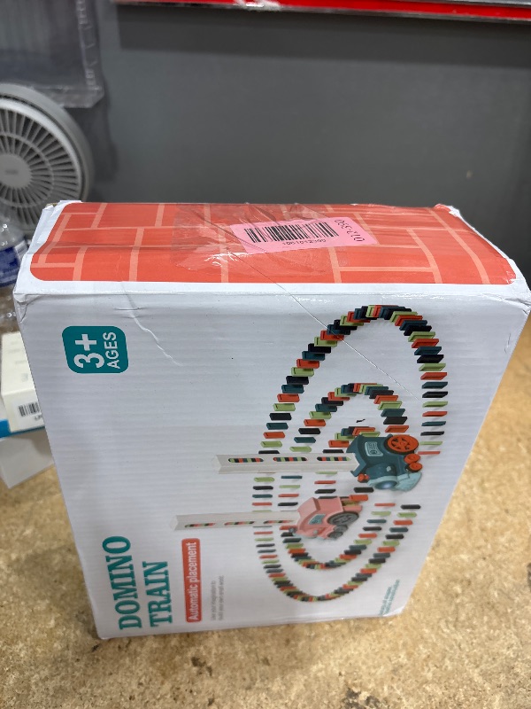 Photo 1 of 200 PCS Domino Train Toys Set, Automatic Dominos Building and Stacking Creative Game 4-8, Electric Dominoes Stem Montessori Toys for Kids Autistic Boys Girls 3 4 5 6 Year Old Christmas Birthday Gifts