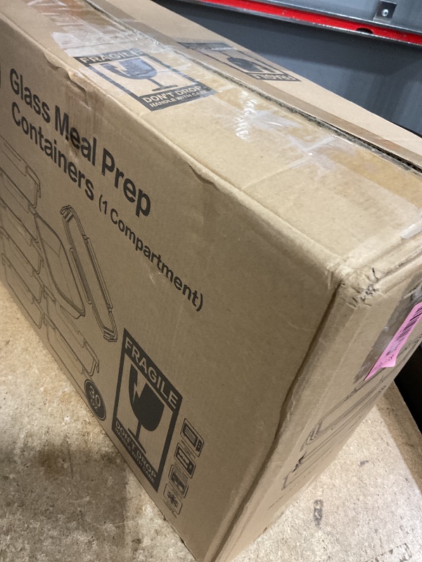 Photo 1 of [8-Pack,30 oz]Glass Meal Prep Containers,Glass Food Storage Containers,Airtight lunch Containers with Lids, Microwave, Oven, Freezer and Dishwasher