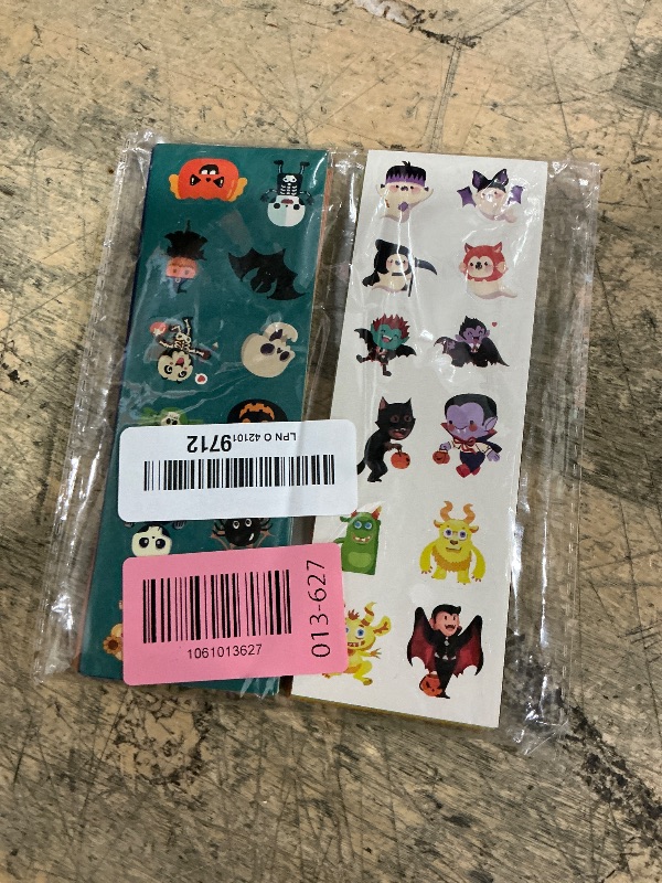 Photo 1 of 100 Sheets Kids Halloween Stickers, 1210 Pcs Decoration Stickers for Halloween Party Favors Decor Gift Treat Bags