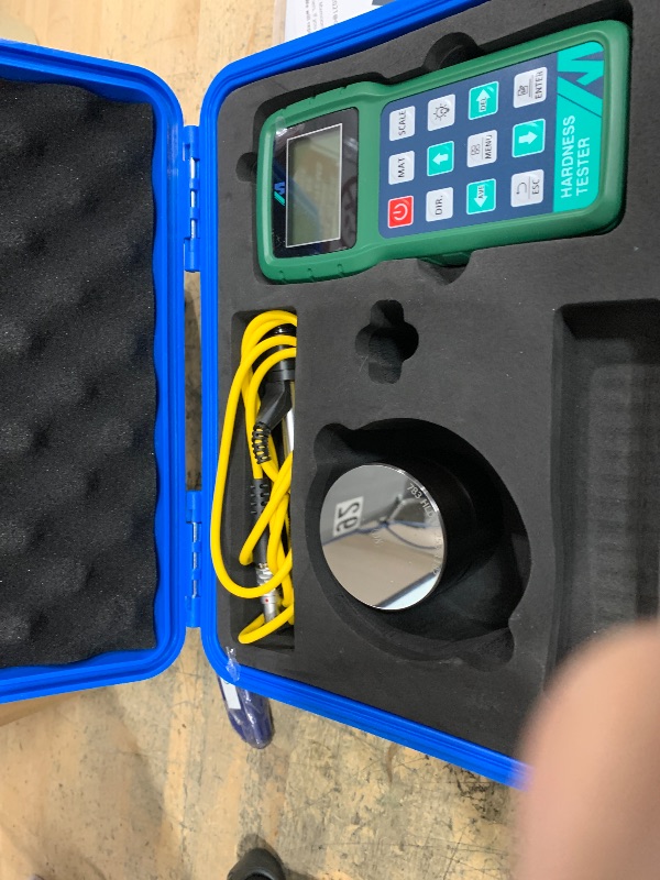 Photo 1 of [2025 Upgraded] Metal Hardness Tester Kit, Digital Leeb Testing with Standard Hardness Block for Calibration, Multi-Scale Support & Free Software