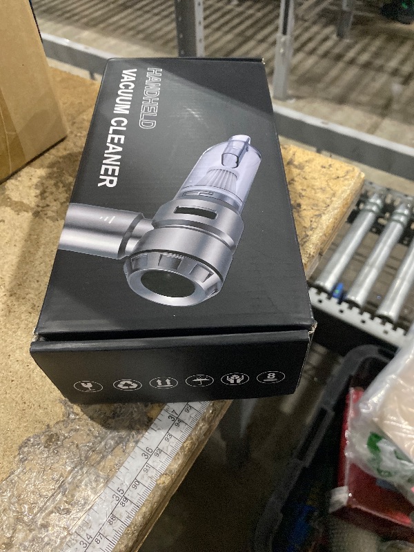 Photo 1 of *PARTS ONLY**VNOST Car Vacuum,3 Suction Modes,Portable Mini Cordless Cleaner with 24000pa Suction Power,Type-C Charge,Handheld Vacuum for Home,Car, Office Desk, Keyboards(Light Silver)