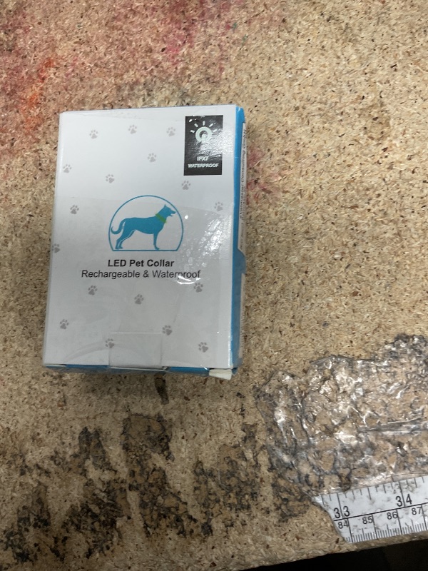 Photo 1 of Super Bright LED Dog Collar - Fully Waterproof & Adjustable Glow Collar - USB-C Rechargeable for Night Walking, Safety - Flashing Lighted Collar for Dogs(Orange,M)