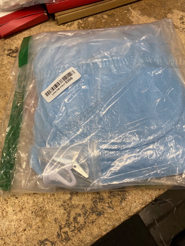 Photo 1 of **BLUE**VETHIN Princess Bed Canopy for Girls,Bed Canopy Curtain- Double Layer Sheer Mesh Dome Bed Curtain- Round Lace Princess Mosquito Net Tent with led Stars String Lights(Light Gray/White1)