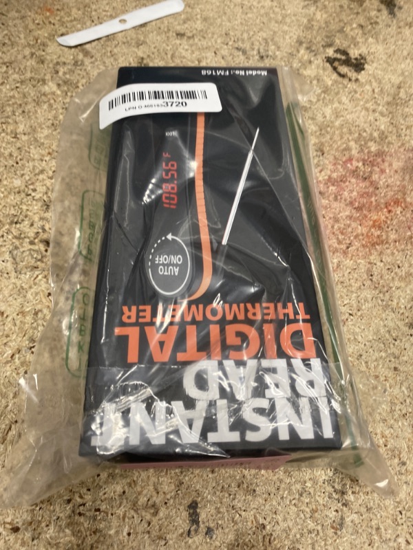 Photo 1 of 0.5 Seconds Instant Read Digital Meat Thermometer, ±0.5°F Accuracy, 180°Rotating Display, IP67 Waterproof Non-Slip Handle, Lift to Wake and Auto Off, Food Thermometer for Precise Cooking