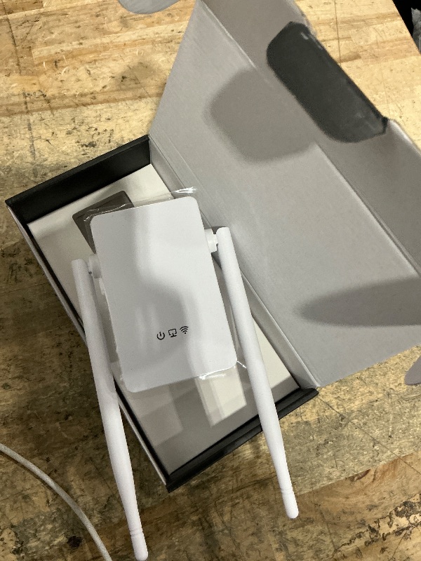 Photo 1 of 2026 WiFi Extender Signal Booster, New Gen Internet Booster for Home, 4X Faster, Covers up to 10,000 sq.ft, Wi-Fi Repeater with Ethernet Port, Wireless Long Range Amplifier, Easy Setup (White)