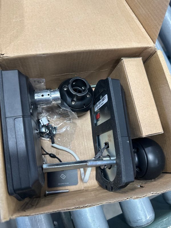 Photo 1 of *** PARTS ONLY *** Veise VE018 Smart Knob Handle Lock - Fingerprint, App Control, Keyless Entry for Front Door and Bedroom, Electronic Digital Keypad, Auto Lock, Remote Access Sharing, IP55 Weatherproof, Matte Black