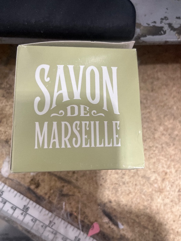 Photo 1 of ***UNKNOWN DMAAGES*** Pre de Provence Marseille Olive Oil Soap Cube, Traditional French Clean Scent Multi-Purpose use on Hands, Body, Laundry or Dishes, Natural, 300 Gram