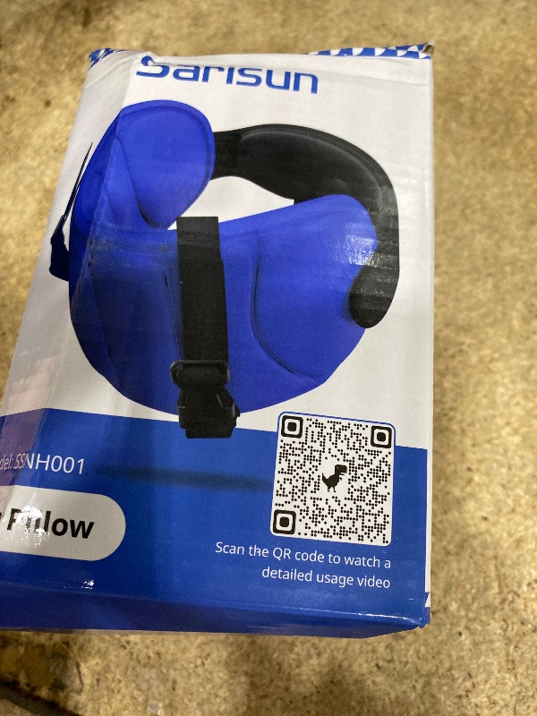 Photo 1 of ***BLUE****
SARISUN Travel Pillows for Airplanes, Airplane Pillow for Long Flight, Airplane Head Strap with Eye Mask for Sleep, Travel Neck Pillow for Car Road Trip, 360° Support Headrest, Stop Bobblehead, Black