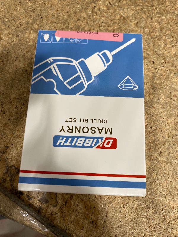 Photo 1 of 10 Pack 1/4" Concrete Drill Bits, Masonry Drill Bit Set, 6mm Tungsten Carbide Drill Bit Set for Tile/Ceramic/Glass/Mirror/Brick/Plastic/Cement, 1/4" Quick Change Hex Shank, in Carrying Case