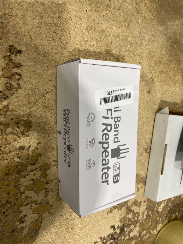 Photo 1 of 1.2Gbps WiFi Extender Signal Booster, Long Range AC1200 WiFi Booster Dual Band 5GHz /2.4GHz WiFi Repeater Support Onemesh, WPS Setup, 2 Ethernet Ports,Covers Up to 2800 Sq.ft and 45+ Devices